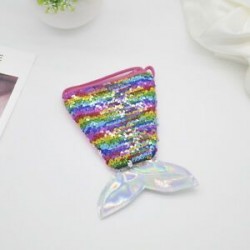 Színes Gyerekek hableány farok Crossbody táskák érme erszényes pénztárca kártya tartó tárolás lányoknak