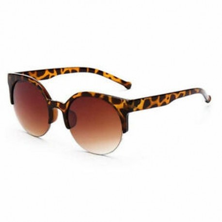Leopárd Hot Women Retro Cat Eye Vintage kerek napszemüveg szemüveg szemüvegek UV400 árnyalatok