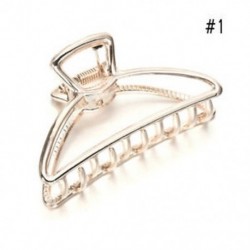 * 1_Rose Gold Női haj tartozékok Fém Modern stílusos haj karmok klipek Hairband Ajándék