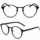 Homokszínű Vintage Unisex világos kerek lencse keret szemüvegek férfiak nők retro majom szemüveg