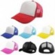 Fehér kék Üres sima snapback sapka Unisex férfiak női hip-hop állítható sport baseball sapka