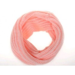 Rózsaszín Női férfiak téli meleg meleg végtelen 1 körkábel kötött köpeny Xmas nyak sál kendő JP