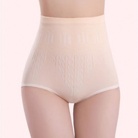 Bőr Női Body Shaper Control Slim púpos magas derék nadrágos nadrág Shapewear fehérnemű