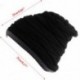 Fekete Férfi Női horgolt Kötött Tányér Baggy Beanie gyapjú sapka koponya téli meleg elegáns sapka