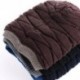 Fekete Retro férfi nők téli meleg gyapjú horgolt Kötött sapka Plicate Baggy Beanie kalap koponya