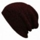 Bor vörös Férfi Női Unisex Kötött Baggy Beanie Téli Hat Ski Slouchy Chic Kötött sapka koponya