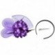 Lila Női Fascinator Feather Esküvői Party Pillbox Hat divat fejpánt Clip fátyol
