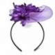 Rózsavörös Női Fascinator Feather Esküvői Party Pillbox Hat fejpánt Clip Fátyol Új