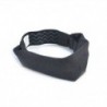 Fekete Férfiak nők sweatband fejpánt jóga tornaterem futó stretch sport izzadság fej zenekar