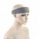 Fekete Férfiak nők sweatband fejpánt jóga tornaterem futó stretch sport izzadság fej zenekar