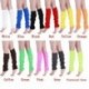 Fekete Női téli meleg kötött horgolt magas térd láb melegítő leggings Boot zokni Slouch