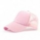 Fekete 2018 lófarok baseball sapka nők rendetlen bun baseball sapka Snapback sun sport sapkák