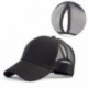 * 2 Ezüst 2018 lófarok baseball sapka nők rendetlen bun baseball sapka Snapback sun sport sapkák