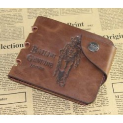 3. stílus Férfi bőrkártya kuplung Cente pénztárcsa tartó Bifold pénztárca zsebek erszényes J6P