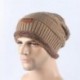 Khaki csak a Hat számára Férfiak Kemping Hat Téli Beanie Baggy Meleg Gyapjú Fleece Ski Cap   Sál Neckerchief