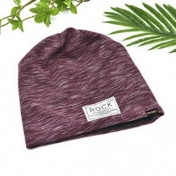 Bor vörös Unisex férfiak kemping kalap női téli beanie baggy meleg gyapjú sípapucs bélelt