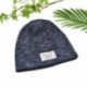 Sötétkék Unisex férfiak kemping kalap női téli beanie baggy meleg gyapjú sípapucs bélelt