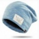 Sötétkék Unisex férfiak kemping kalap női téli beanie baggy meleg gyapjú sípapucs bélelt