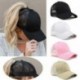 * 2 Ezüst 2018 lófarok baseball sapka rendetlen bun baseball kalap nők Snapback Sun sport sapkák