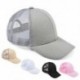 * 2 Ezüst 2018 lófarok baseball sapka rendetlen bun baseball kalap nők Snapback Sun sport sapkák