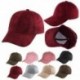 Kék Unisex férfiak nők velúr baseball sapka Snapback visor sport nap állítható kalap Hot