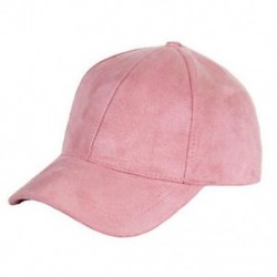 Rózsaszín Unisex férfiak nők velúr baseball sapka Snapback visor sport nap állítható kalap Hot