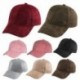 Rózsaszín Új Unisex férfiak nők velúr baseball sapka Snapback visor sport nap állítható kalap
