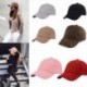 Rózsaszín Új Unisex férfiak nők velúr baseball sapka Snapback visor sport nap állítható kalap