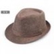 Bézs Férfi alkalmi Fedora Trilby gengszter sapka Női nyári strand napsütés Panama kalap