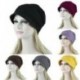 Kávé Puha szilárd muszlim Stretch Cancer Chemo Turban kalap hajhullás fej kendő Wraps