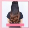 * 2 Choco Brown Női hosszú szőtt paróka lófarok szalag típusú hajátültetés Lifelike Curly