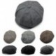 2 * Férfiak Női halszálkás Bunnet Beret Golf Tweed Cabbie Gatsby Hat Hírlevél Ivy Cap