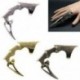 Arany Retro Punk Rings Rock Scroll közös páncél csukló fém teljes ujj karom gyűrűk