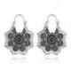 Arany Antik ezüst cigány indiai törzsi etnikai hoop Dangle Mandala fülbevaló Boho Hot