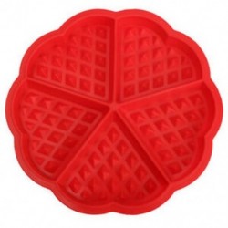 Öt adagos szilikon gofri forma - sütőforma - W7S7