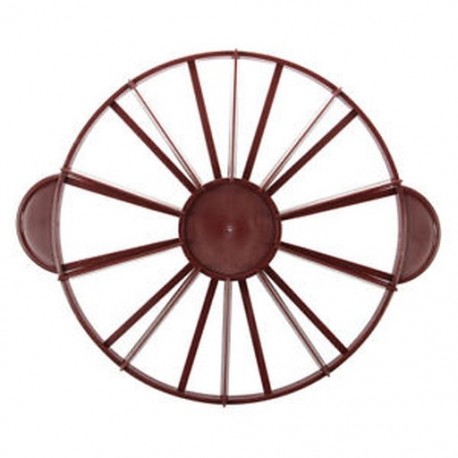 Vörösesbarna színű - 27cm-es 12 szeletes sütőforma - műanyag forma pitéhez - tortához - süteményekhez - E6Y1