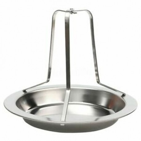 Sör Csirke Kacsa Pörkölő Drip Pan Grill Grill Sütő Rack Tűztartó C3B4