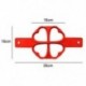 2db Négy adagos szív alakú szilikon palacsinta forma - tükörtojás forma - sütőforma - Z8K6