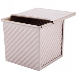 Rozsdamentes acél nem ragadós téglalap alakú torta kenyér pirítós penész sütődoboz Cak S8X9