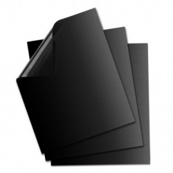 2 x 3db Fekete - Tapadásmentes grill sütőlap - BBQ - Kerti sütögetéshez - M8Z8