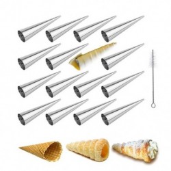 16db Tölcsér alakú forma - rozsdamentes acél sütőforma - S8W7