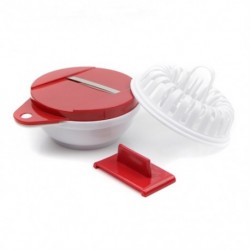 2X (Diy mikrohullámú sütővel sült burgonya chips Házi készítésű gép Frui V3B3