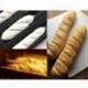 1X (Baguette lemez baguette sütőtálca baguette forma tapadásmentes bevonattal X0U1