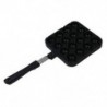 16 formájú takoyaki forma fogantyúval - Fekete D6N6