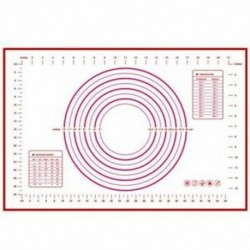 4X (1db 40 x 60 cm-es szilikon serpenyőben gördülő tészta tészta serpenyő betét tészta dagasztása I6I2