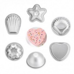 Ezüst színű - 3 x 12db alumínium forma többféle mintával - csokoládéforma - jégkrémforma - szappanforma - U3N3