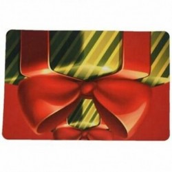 5X (karácsonyi szőnyeg ünnep fáradtsággátló konyha hálószoba ajtómatracok, piros   zöld   U8W1