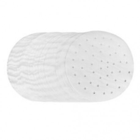 2 x 400db 23cm-es Fehér - Tapadásmentes sütőlap párolóhoz - sütőhöz - olajsütőhöz - M8C6