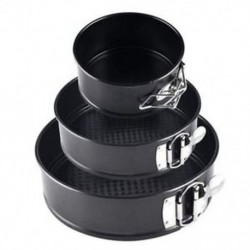 2 x 3db-os szett - Kapcsos tortaforma - fém sütőforma - G2J7