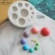10 adagos Félgömb alakú fondant forma - N7I4
